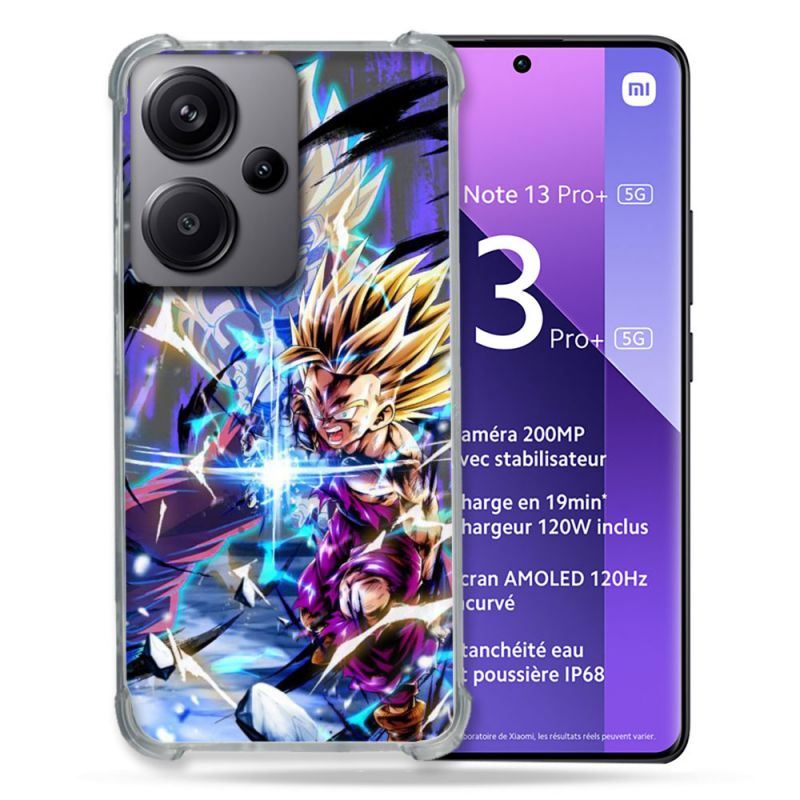 Coque Renforcé Pour Xiaomi Redmi Note 13 Pro Plus 5G Manga Dragon Ball Sangohan Duo