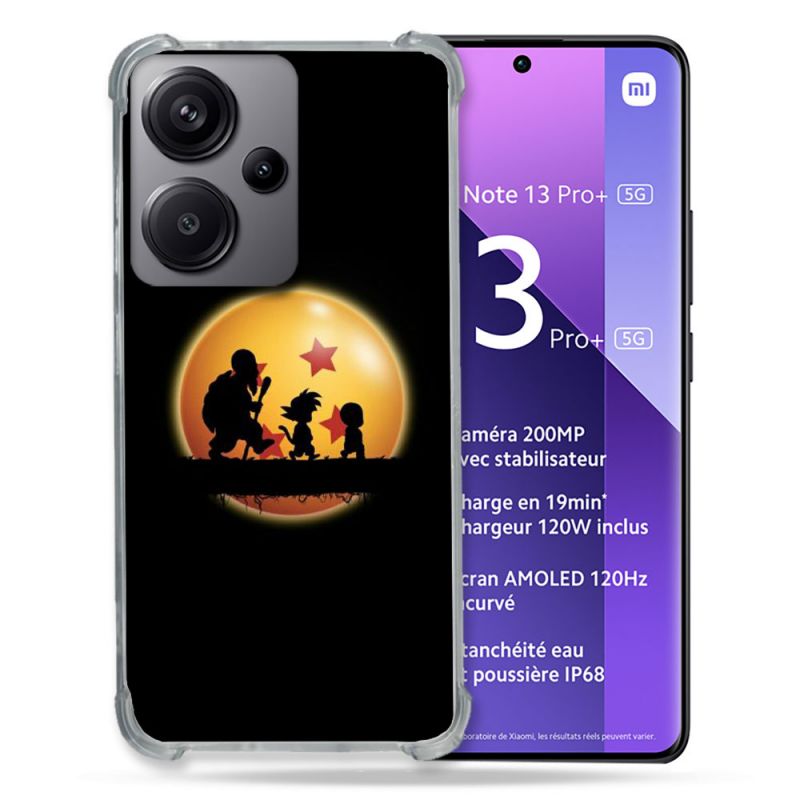 Coque Renforcé Pour Xiaomi Redmi Note 13 Pro Plus 5G Manga Dragon Ball Vintage