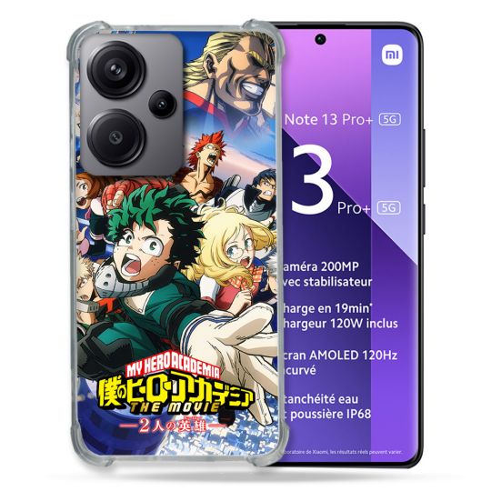 Coque Renforcé Pour Xiaomi Redmi Note 13 Pro Plus 5G Manga My Hero Academia Affiche