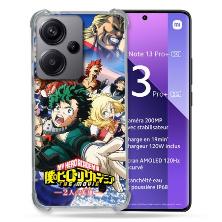 Coque Renforcé Pour Xiaomi Redmi Note 13 Pro Plus 5G Manga My Hero Academia Affiche