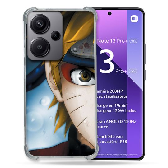 Coque Renforcé Pour Xiaomi Redmi Note 13 Pro Plus 5G Manga Naruto Blanc