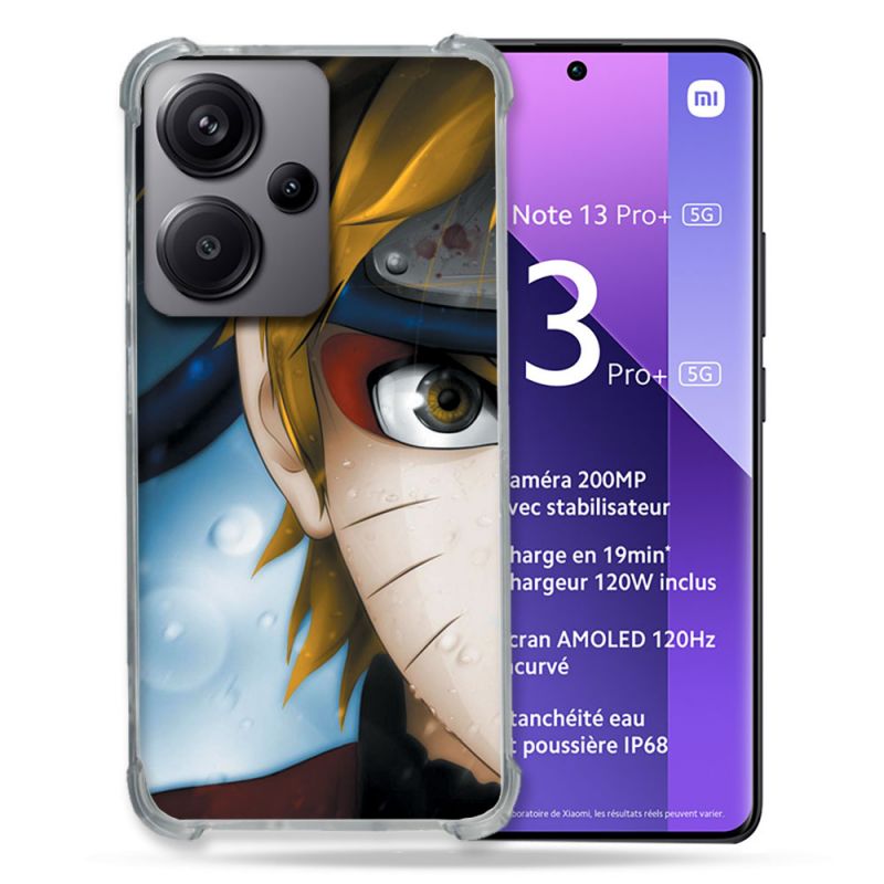 Coque Renforcé Pour Xiaomi Redmi Note 13 Pro Plus 5G Manga Naruto Blanc