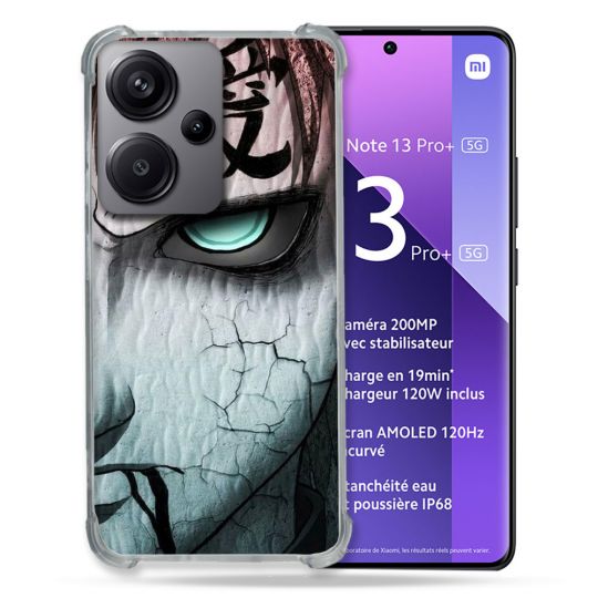 Coque Renforcé Pour Xiaomi Redmi Note 13 Pro Plus 5G Manga Naruto Gaara