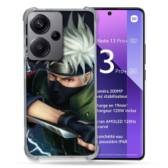Coque Renforcé Pour Xiaomi Redmi Note 13 Pro Plus 5G Manga Naruto Kakashi