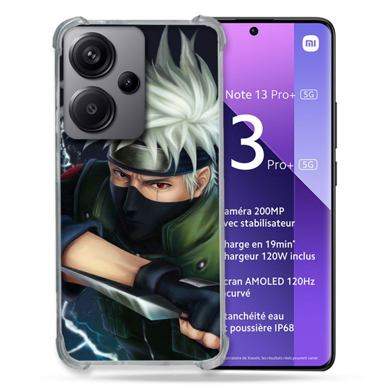 Coque Renforcé Pour Xiaomi Redmi Note 13 Pro Plus 5G Manga Naruto Kakashi