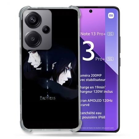 Coque Renforcé Pour Xiaomi Redmi Note 13 Pro Plus 5G Manga Naruto Sasuke Itachi