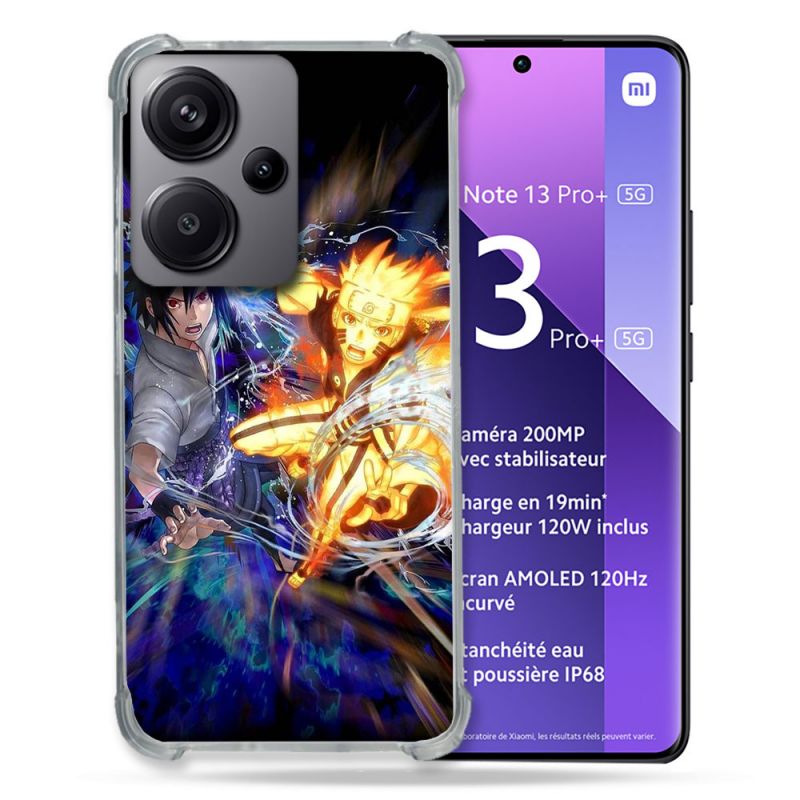 Coque Renforcé Pour Xiaomi Redmi Note 13 Pro Plus 5G Manga Naruto VS