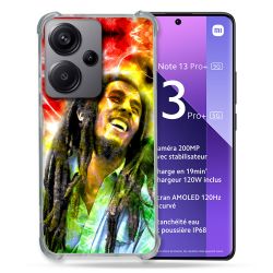 Coque Renforcé Pour Xiaomi Redmi Note 13 Pro Plus 5G Musique Bob Marley Color
