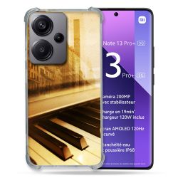 Coque Renforcé Pour Xiaomi Redmi Note 13 Pro Plus 5G Musique Piano Retro