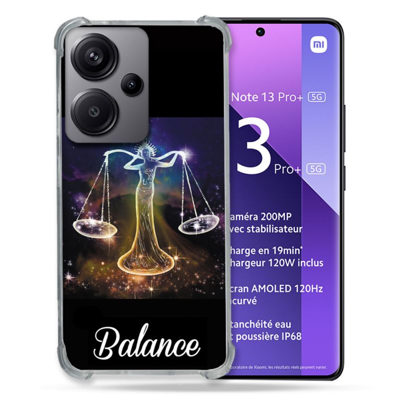 Coque Renforcé Pour Xiaomi Redmi Note 13 Pro Plus 5G Signe Zodiaque 2 Balance