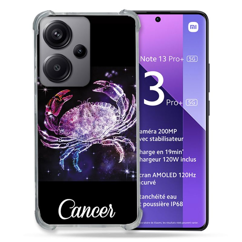 Coque Renforcé Pour Xiaomi Redmi Note 13 Pro Plus 5G Signe Zodiaque 2 Cancer