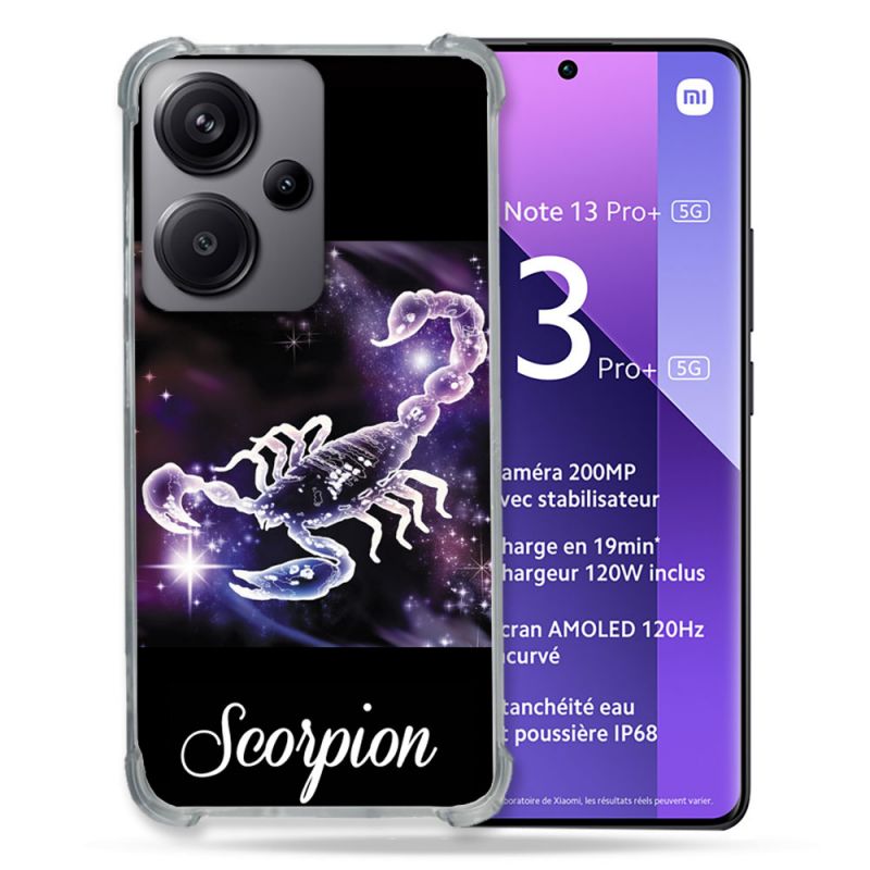 Coque Renforcé Pour Xiaomi Redmi Note 13 Pro Plus 5G Signe Zodiaque 2 Scorpion