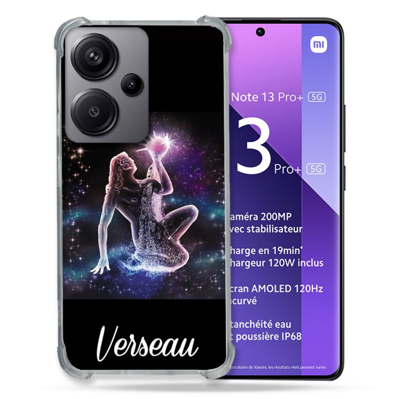 Coque Renforcé Pour Xiaomi Redmi Note 13 Pro Plus 5G Signe Zodiaque 2 Verseau