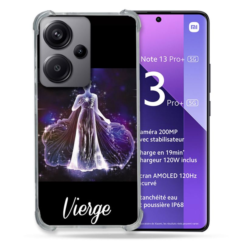 Coque Renforcé Pour Xiaomi Redmi Note 13 Pro Plus 5G Signe Zodiaque 2 Vierge