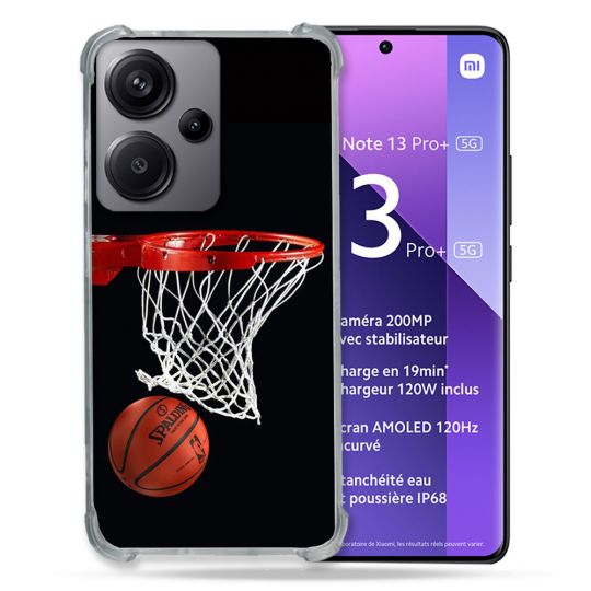 Coque Renforcé Pour Xiaomi Redmi Note 13 Pro Plus 5G Sport Basket Panier