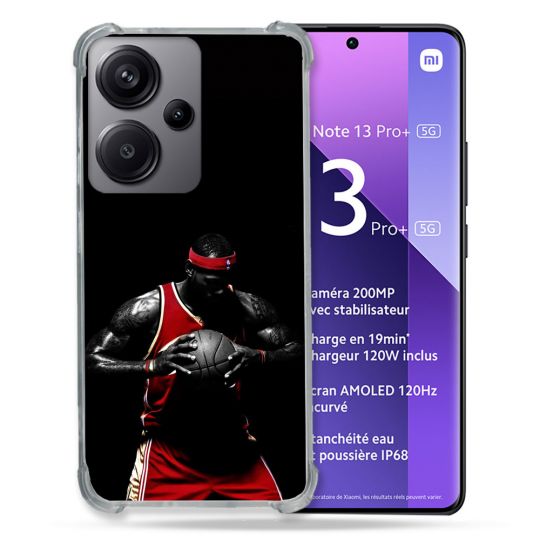 Coque Renforcé Pour Xiaomi Redmi Note 13 Pro Plus 5G Sport Basketeur