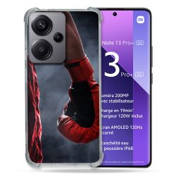 Coque Renforcé Pour Xiaomi Redmi Note 13 Pro Plus 5G Sport Boxe Gant Rouge