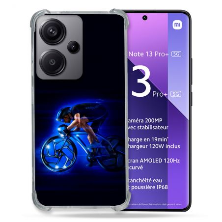 Coque Renforcé Pour Xiaomi Redmi Note 13 Pro Plus 5G Sport Cyclisme Bleu