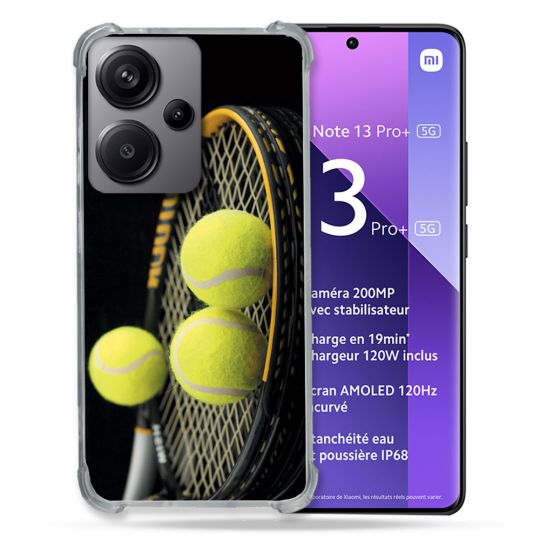 Coque Renforcée Pour Xiaomi Redmi Note 13 Pro Plus 5G Sport Tennis Balls