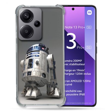 Coque Renforcé Pour Xiaomi Redmi Note 13 Pro Plus 5G Star Wars - R2D2