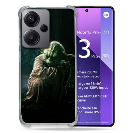 Coque Renforcé Pour Xiaomi Redmi Note 13 Pro Plus 5G Star Wars - Yoda sombre