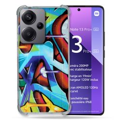 Coque Renforcée Pour Xiaomi Redmi Note 13 Pro Plus 5G Street Art Graf Color