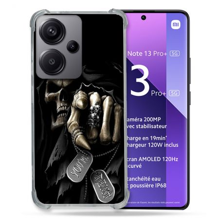Coque Renforcée Pour Xiaomi Redmi Note 13 Pro Plus 5G Tete de Mort Your Next