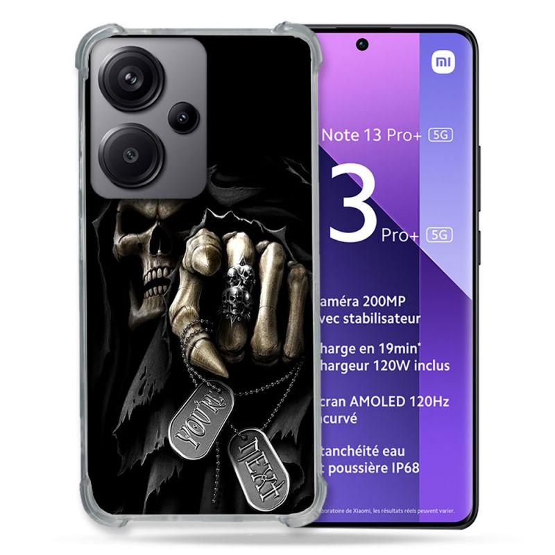 Coque Renforcée Pour Xiaomi Redmi Note 13 Pro Plus 5G Tete de Mort Your Next