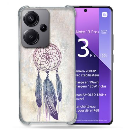Coque Renforcée Pour Xiaomi Redmi Note 13 Pro Plus 5G Zen Attrape Reve Blanc