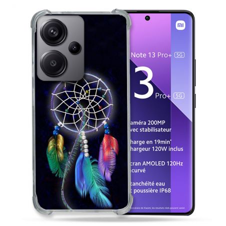 Coque Renforcée Pour Xiaomi Redmi Note 13 Pro Plus 5G Zen Attrape Reve Multicolore