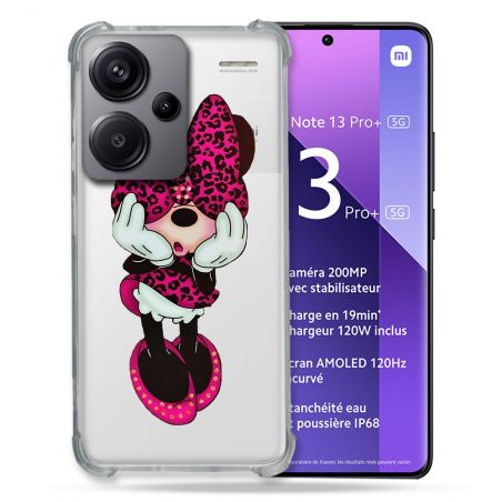 Coque Renforcée Transparente Pour Xiaomi Redmi Note 13 Pro Plus 5G Minnie