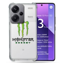 Coque Renforcée Transparente Pour Xiaomi Redmi Note 13 Pro Plus 5G Monster Energy