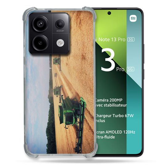 Coque Renforcée Pour Xiaomi Redmi Note 13 Pro 5G Agriculture Moissonneuse