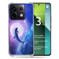 Coque Renforcée Pour Xiaomi Redmi Note 13 Pro 5G Animal Dauphin Vague