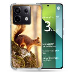 Coque Renforcée Pour Xiaomi Redmi Note 13 Pro 5G Animal Ecureuil Bois