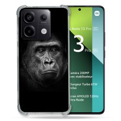 Coque Renforcée Pour Xiaomi Redmi Note 13 Pro 5G Animal Gorille Noir