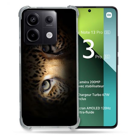 Coque Renforcée Pour Xiaomi Redmi Note 13 Pro 5G Animal Leopard Yeux
