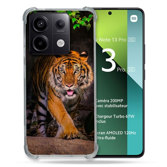 Coque Renforcée Pour Xiaomi Redmi Note 13 Pro 5G Animal Tigre Jungle