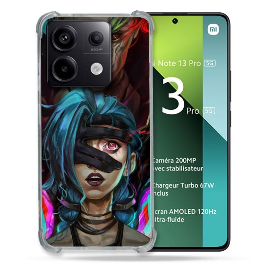 Coque Renforcée Pour Xiaomi Redmi Note 13 Pro 5G Arcane Jynx Bleu