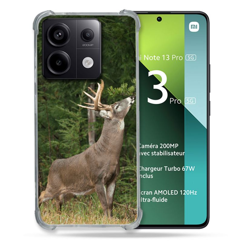 Coque Renforcée Pour Xiaomi Redmi Note 13 Pro 5G Chasse Cerf