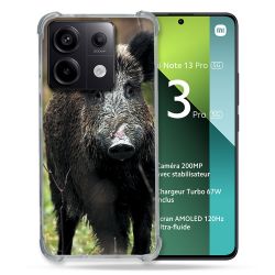 Coque Renforcée Pour Xiaomi Redmi Note 13 Pro 5G Chasse Sanglier bois