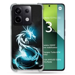 Coque Renforcée Pour Xiaomi Redmi Note 13 Pro 5G Fantastique Dragon Bleu