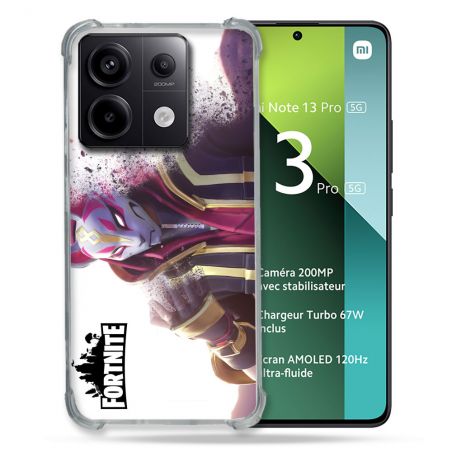 Coque Renforcée Pour Xiaomi Redmi Note 13 Pro 5G Fortnite Blanc