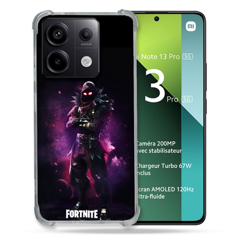 Coque Renforcée Pour Xiaomi Redmi Note 13 Pro 5G Fortnite Raven