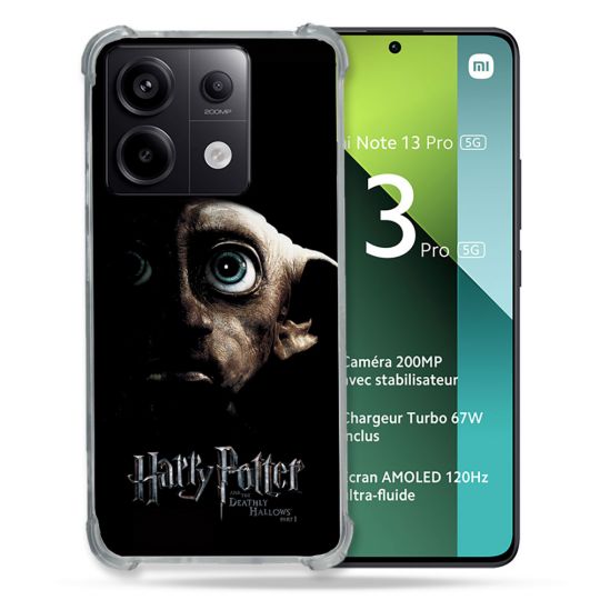 Coque Renforcée Pour Xiaomi Redmi Note 13 Pro 5G Harry Potter Hollows Dobby