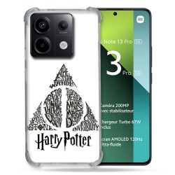 Coque Renforcée Pour Xiaomi Redmi Note 13 Pro 5G Harry Potter Hollows triangle Blanc