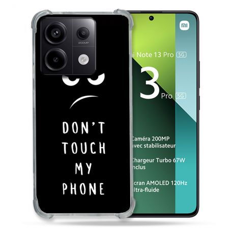 Coque Renforcée Pour Xiaomi Redmi Note 13 Pro 5G Humour Don't Touch