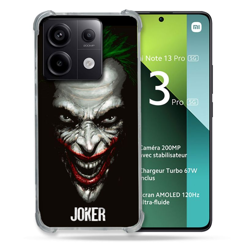 Coque Renforcée Pour Xiaomi Redmi Note 13 Pro 5G Joker Noir