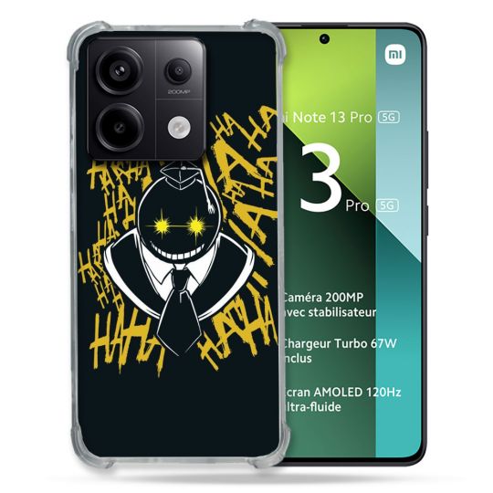 Coque Renforcée Pour Xiaomi Redmi Note 13 Pro 5G Manga Assassination Classroom Kuro Noir