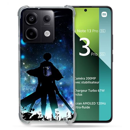 Coque Renforcée Pour Xiaomi Redmi Note 13 Pro 5G Manga Attaque Titans Levi